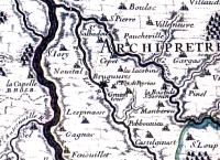 Carte de 1695