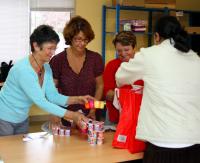 Distribution des colis alimentaire